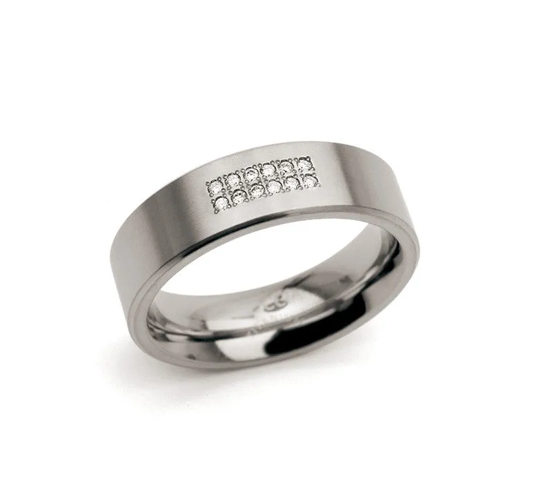 0101-18 Boccia Titanium Ring