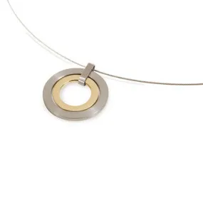 0741-02 Boccia Titanium Pendant  (choose chain separately)