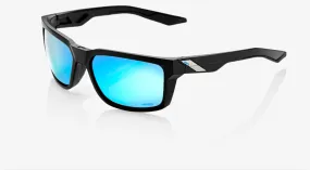 100% Daze - Matte Black - HiPER Blue Multilayer Mirror Lens