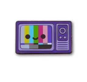 100% Soft - "TV Color Bars" Enamel Pin