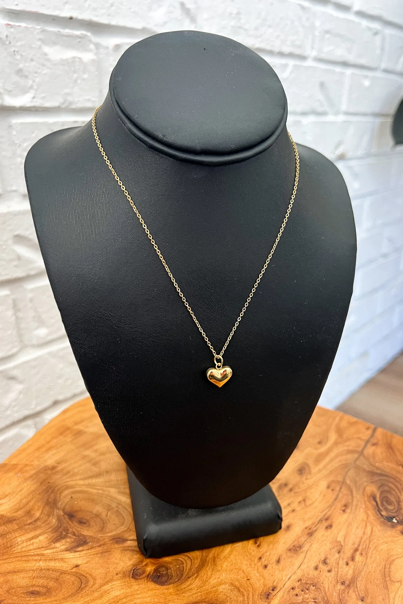 18K Dainty Heart Necklace