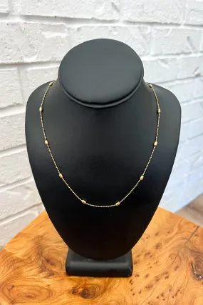 18K Pill Chain Necklace