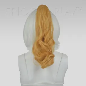 20" Butterscotch Blonde Wavy Curly Ponytail Clipon