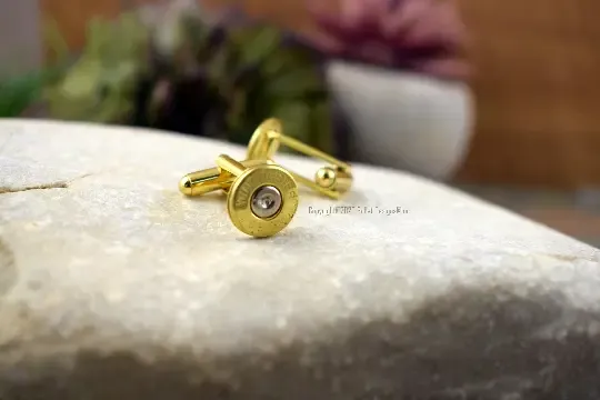 6.5 Creedmoor Bullet Cufflinks