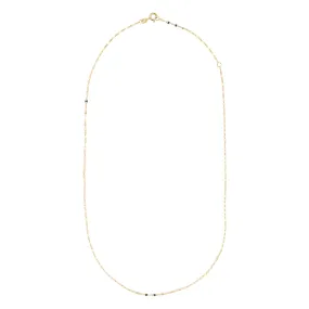 9kt Gold Diamond Cut Chain Necklace