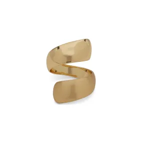 ALMA recycled ring gold-plated