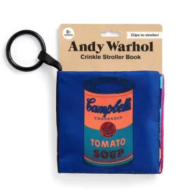 Andy Warhol Fabric Crinkle Stroller Book