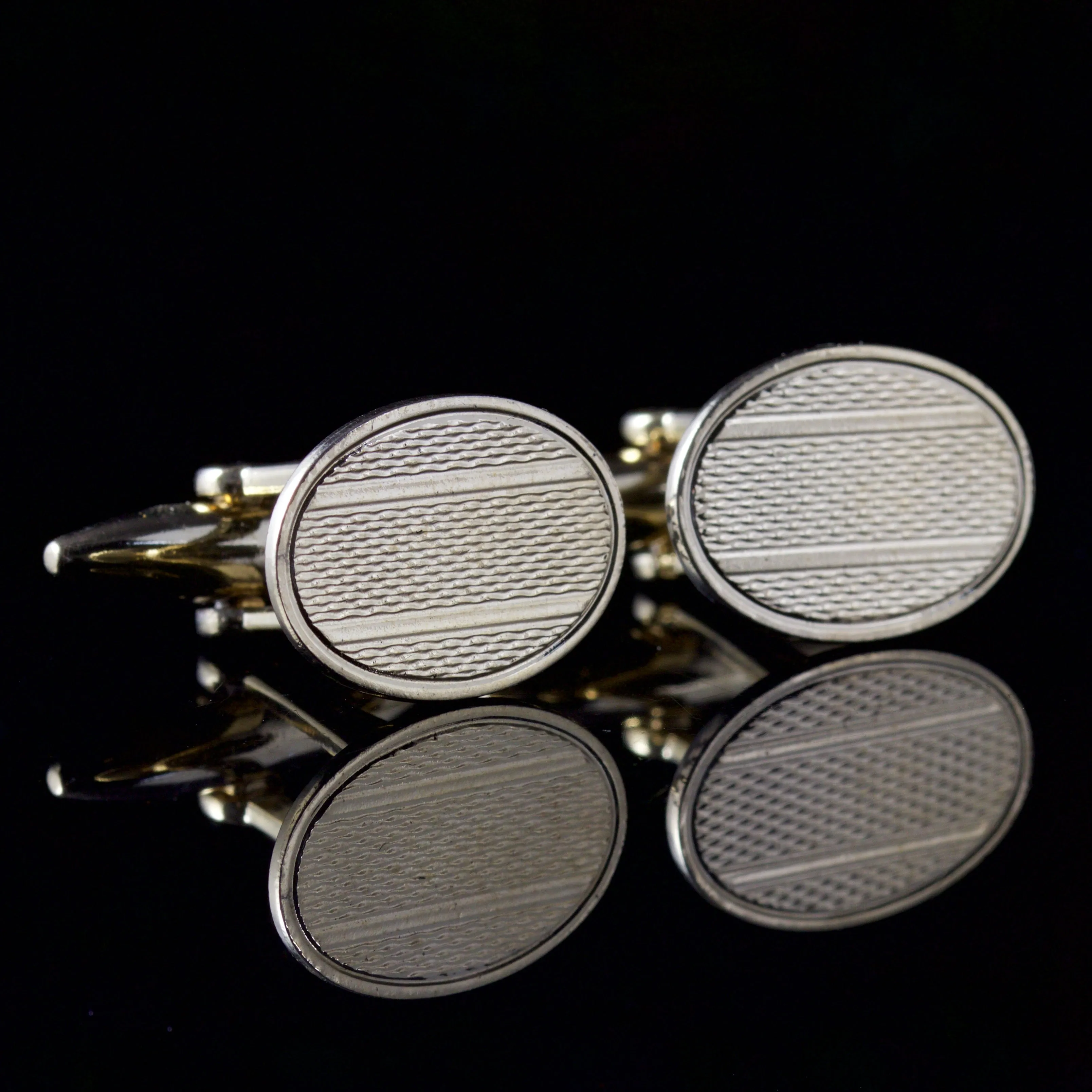 Antique Art Deco Cufflinks Gold Circa 1920