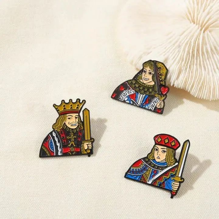 Baadshah And Begum Pins (Set Of 2)