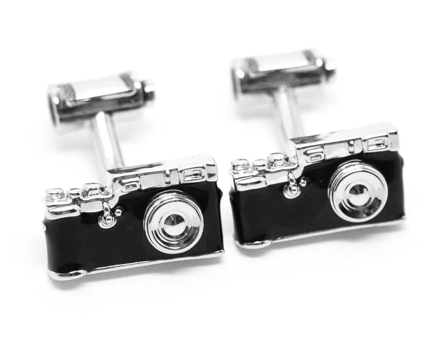 Babette Wasserman Retro Camera and Film Cufflinks