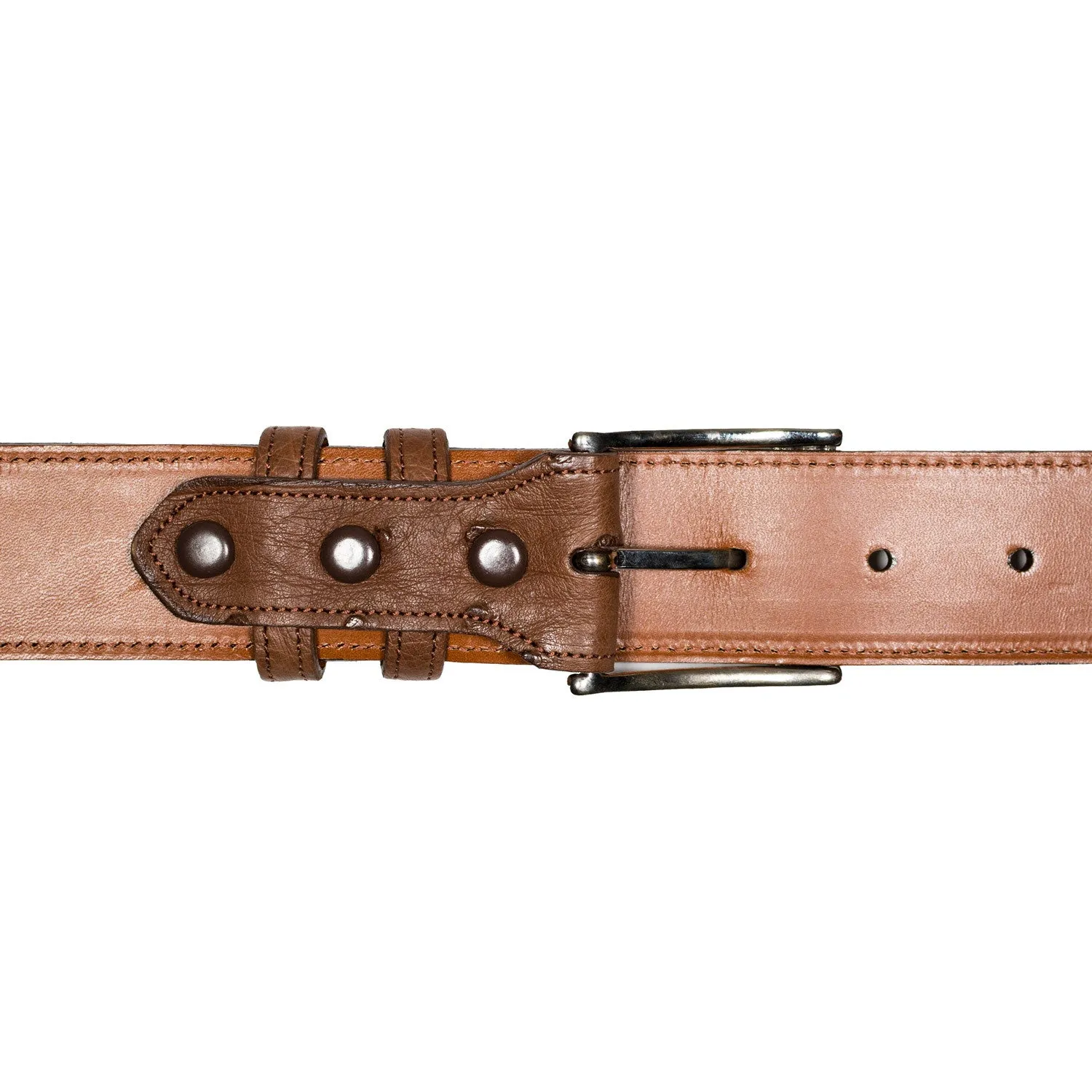 Belt in Brown Ostrich