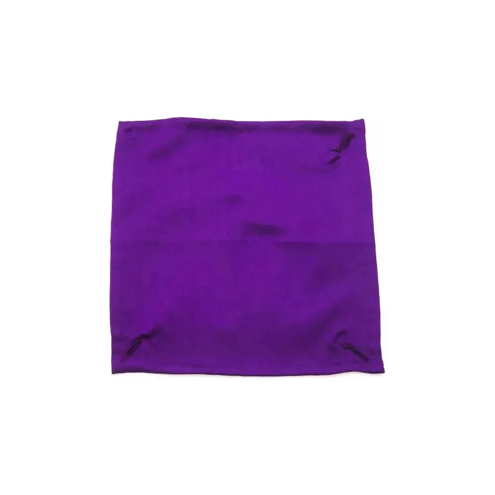 Billionaire Italian Couture Purple Sisal Men Pocket Square