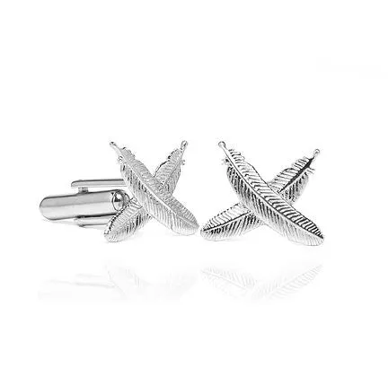 Boh Runga Feather Kisses Cufflinks