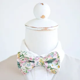 Boy's Bow Tie / Wildflowers In Pink