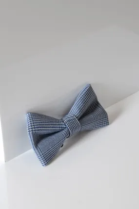 BROMLEY - Sky Check Bow Tie