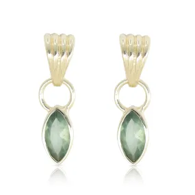 Camille Apatite Gold Earrings