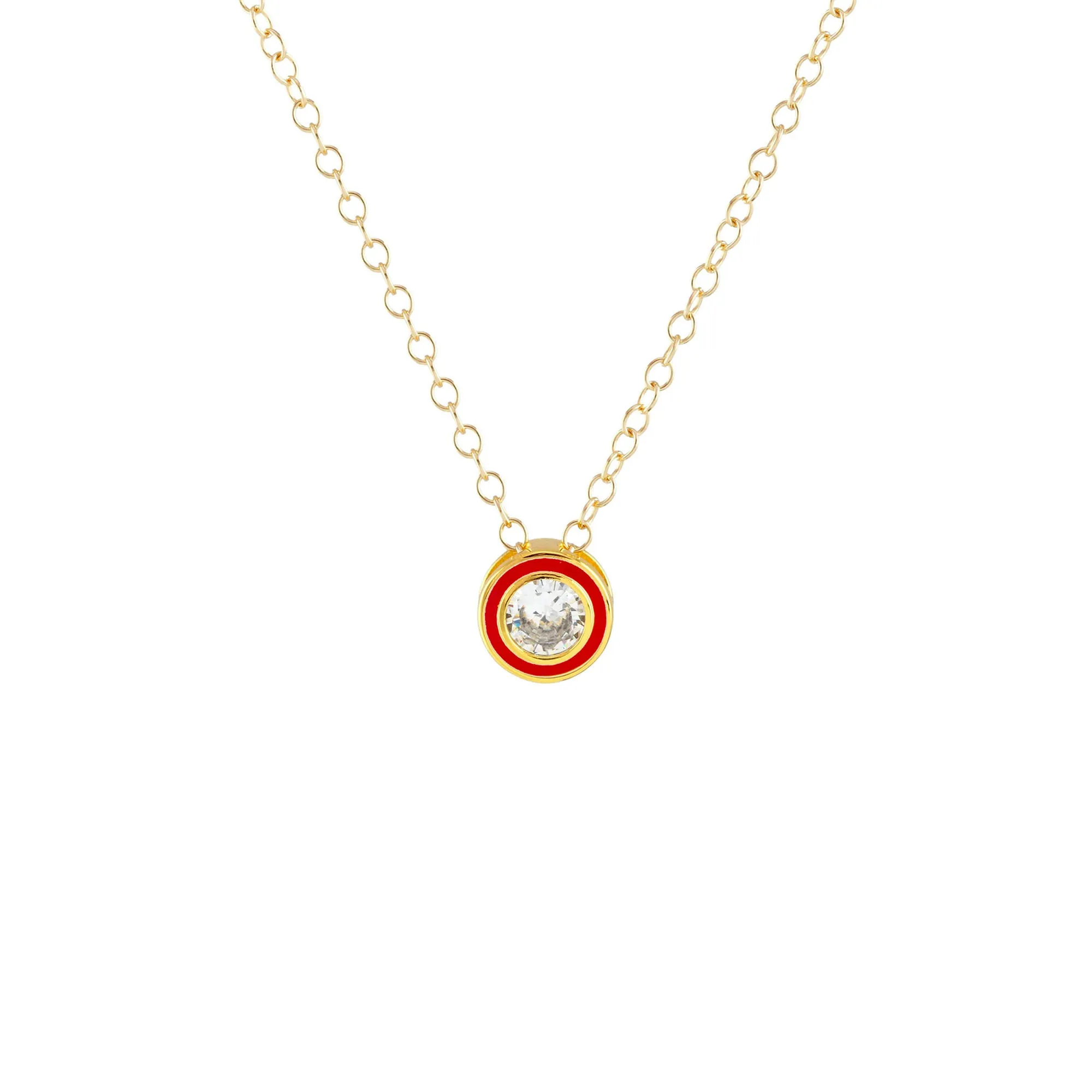 Candy Bezel Necklace