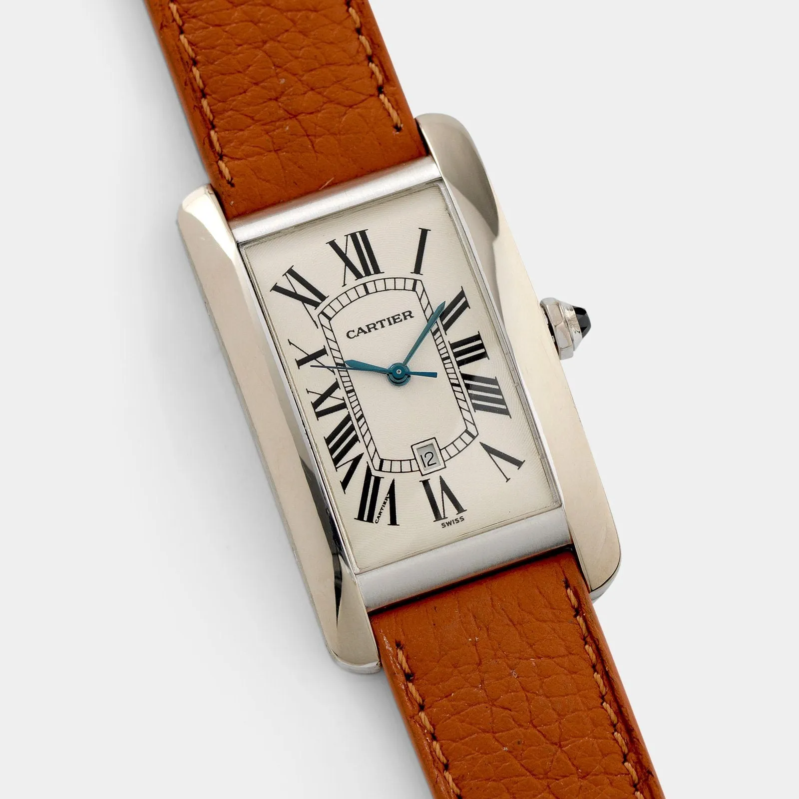 Cartier Tank Americaine White Gold Ref 1741