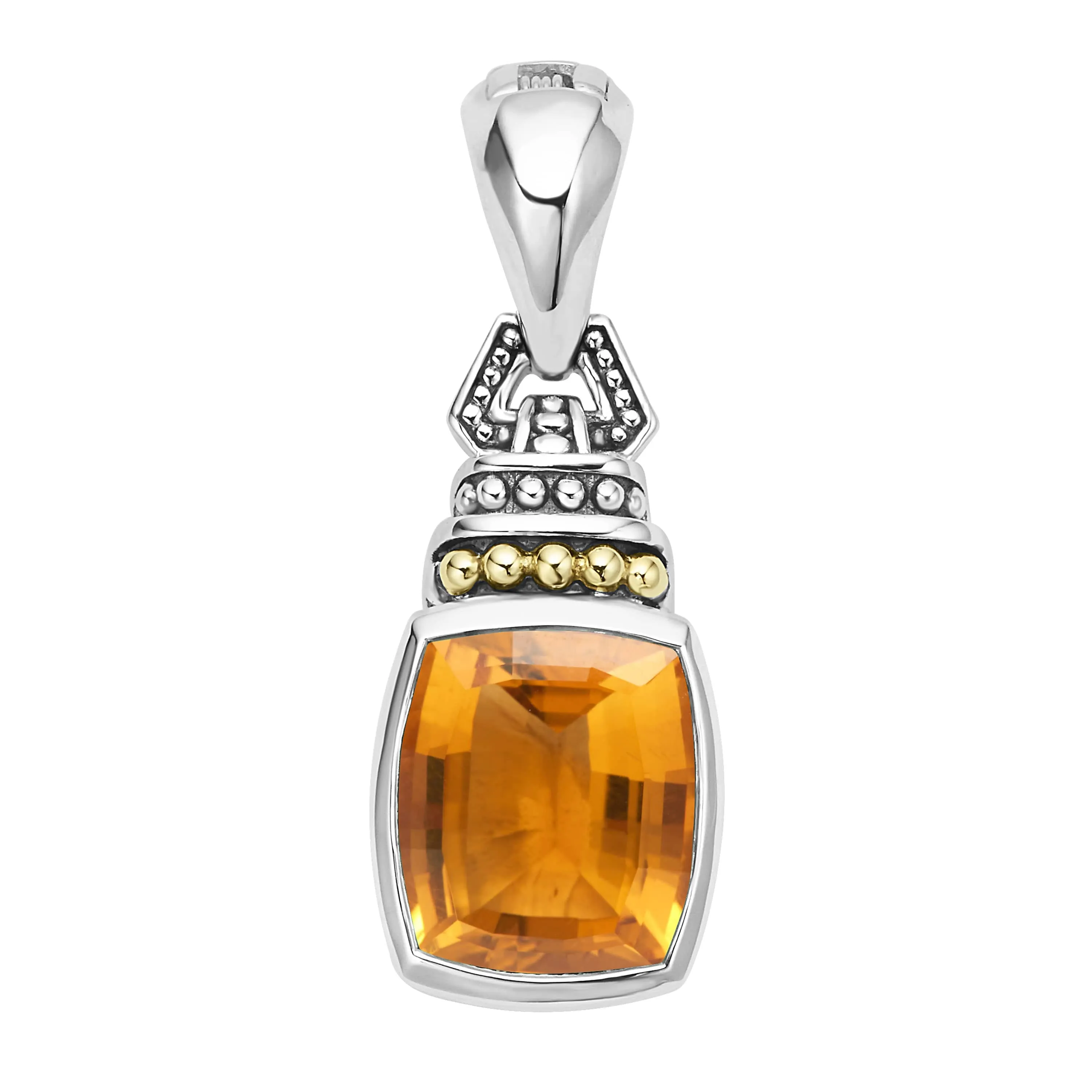 Caviar Color Citrine Pendant