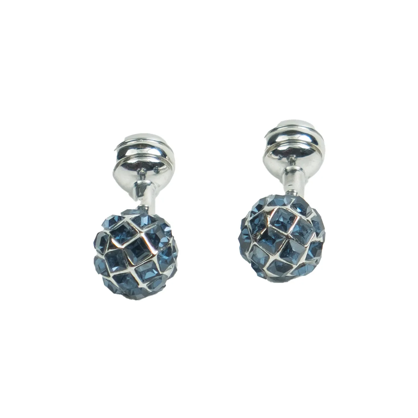 Chokore Crystal Ball Cufflinks (Blue)