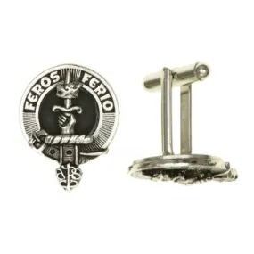 Clan Crest Cufflinks Surnames M-Z