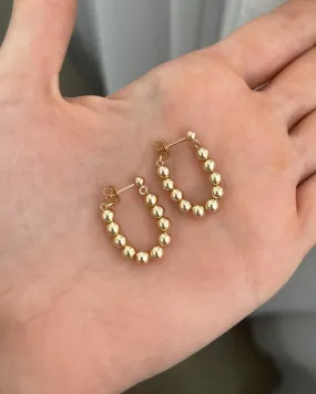 Classic Hoop Stud Earrings