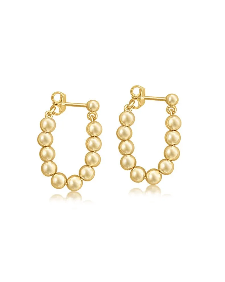 Classic Hoop Stud Earrings