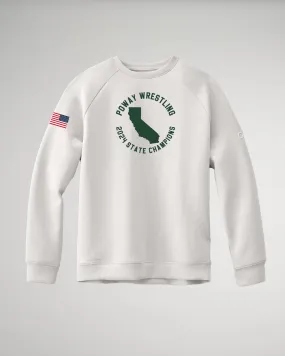 Cool-Touch Crewneck-Unisex--Poway CA State Logo