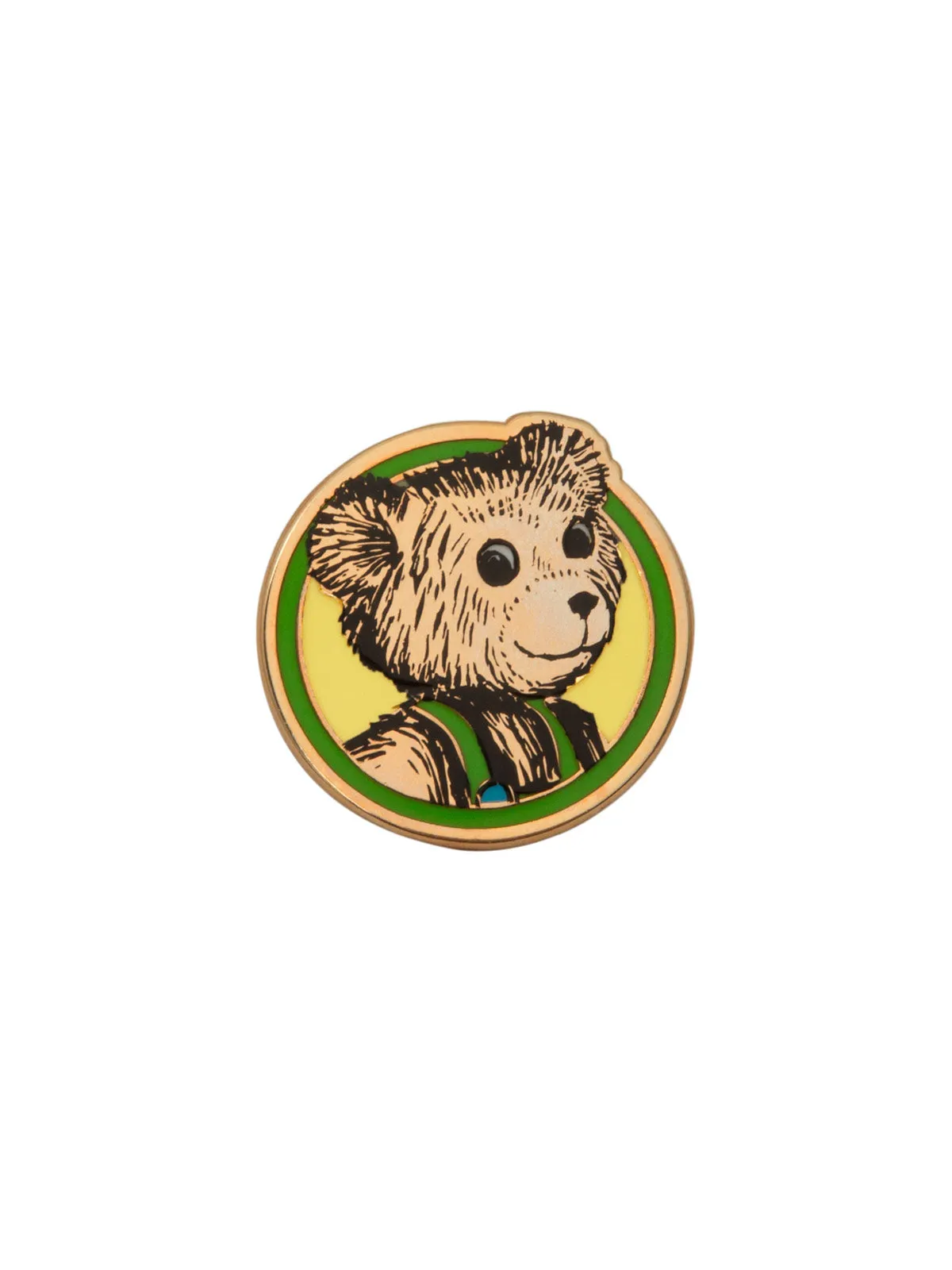 Corduroy enamel pin