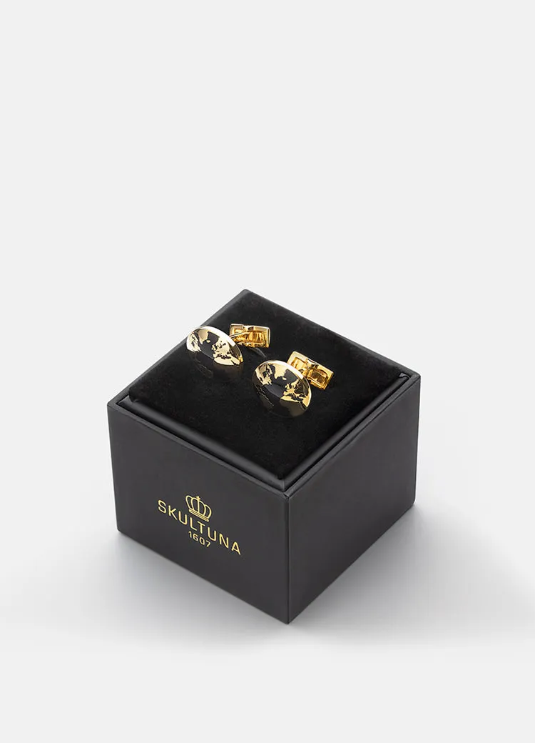 Cufflinks | The World | Gold