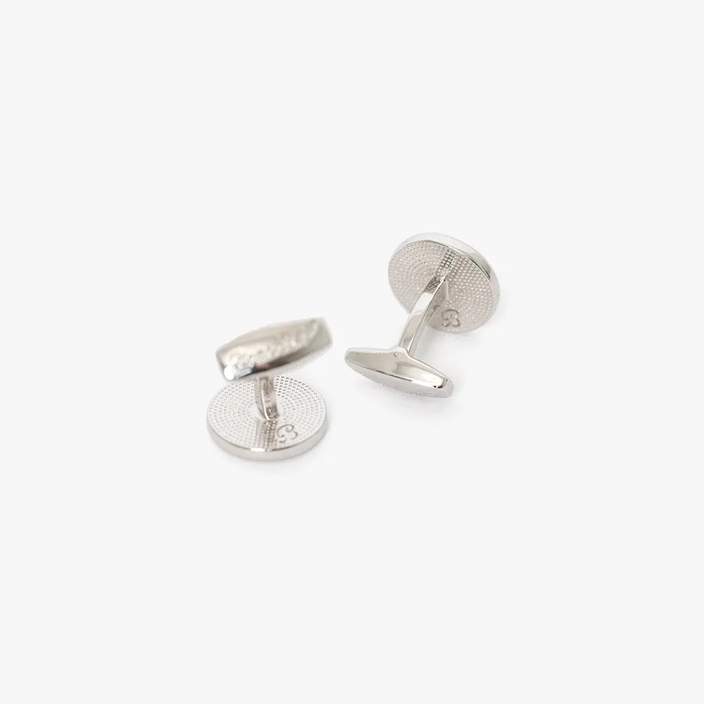 Daufuskie Cufflinks Rhodium