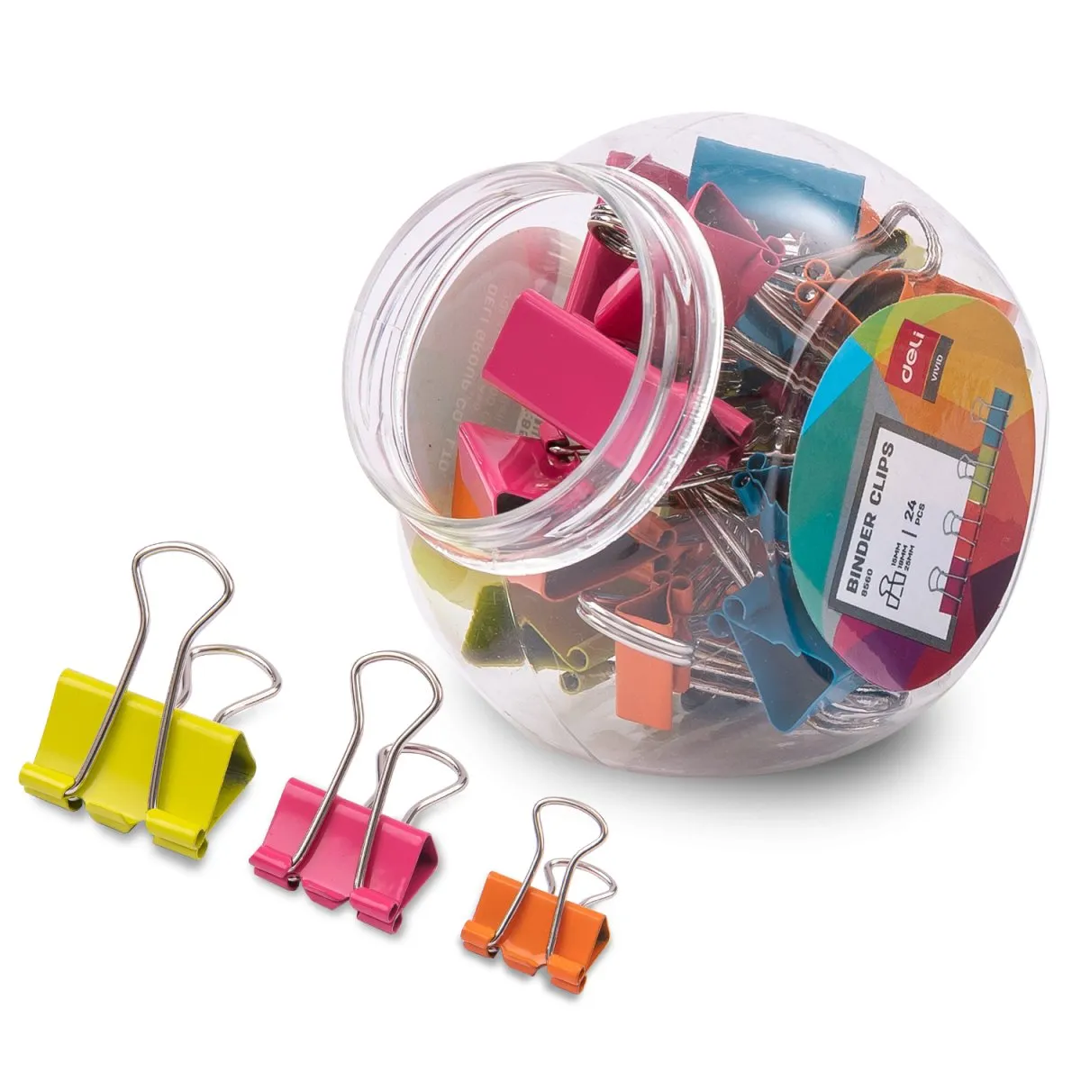 Deli Assorted Binder Clips