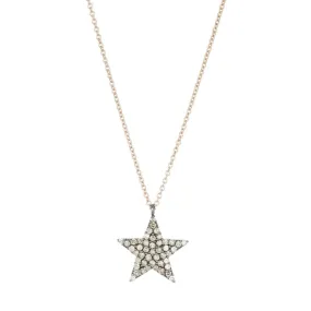 Diamond Five Point Star Necklace