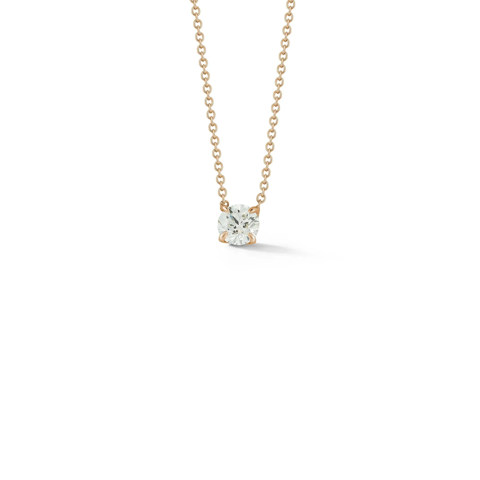 DRD 0.50 ct. Round Diamond Solitaire Necklace