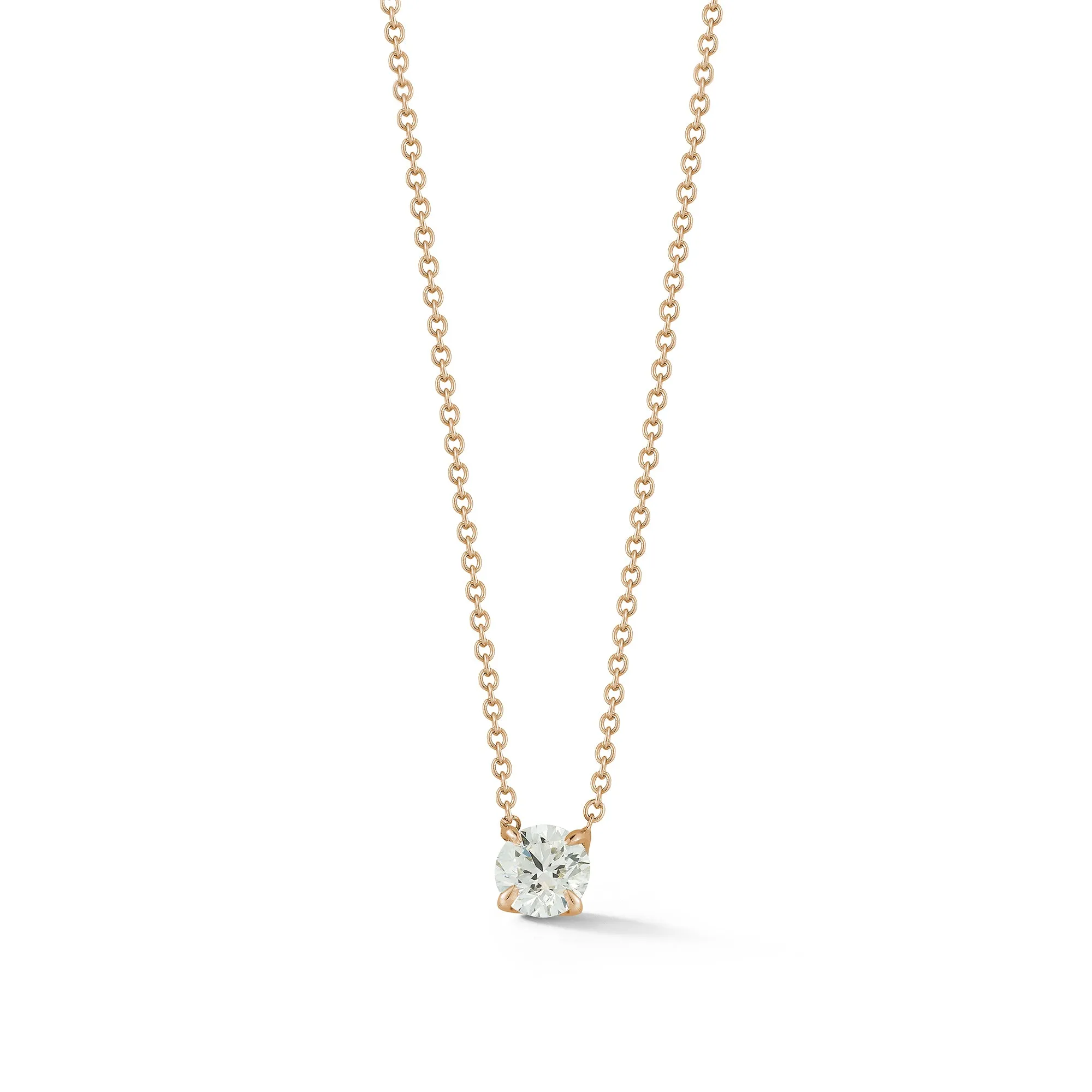 DRD 0.50 ct. Round Diamond Solitaire Necklace