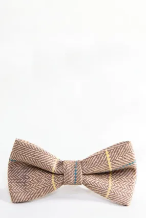 DX7 - Oak Tweed Check Bow Tie