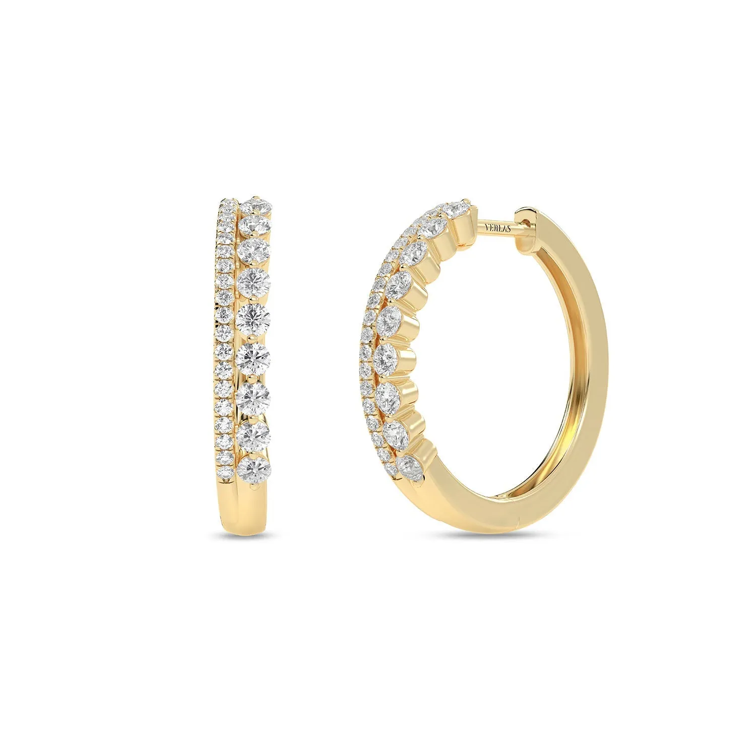 Embellished Charming Hoops