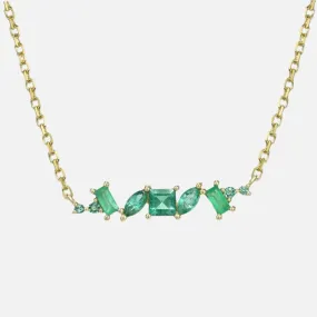 Emerald Chaos Necklace