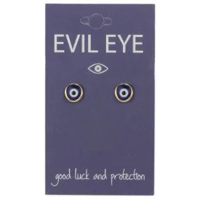 Evil Eye Post Earrings {MULTIPLE COLORS}