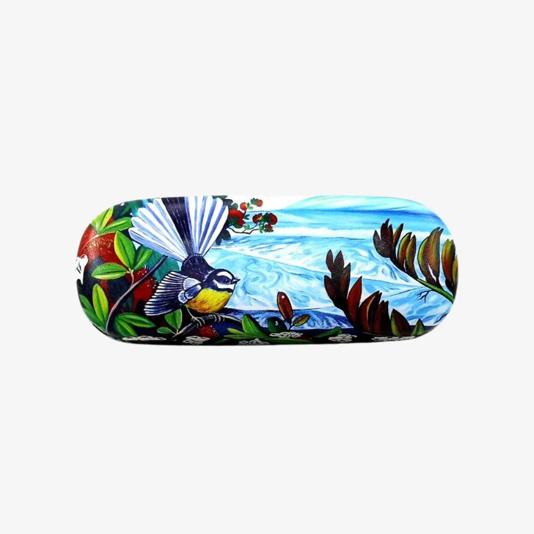 Fantail & Rangitoto Glasses Case