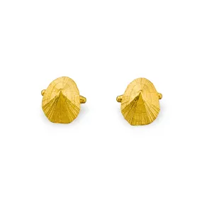 Favourite Limpet - cufflinks - silver 925 - gold plated