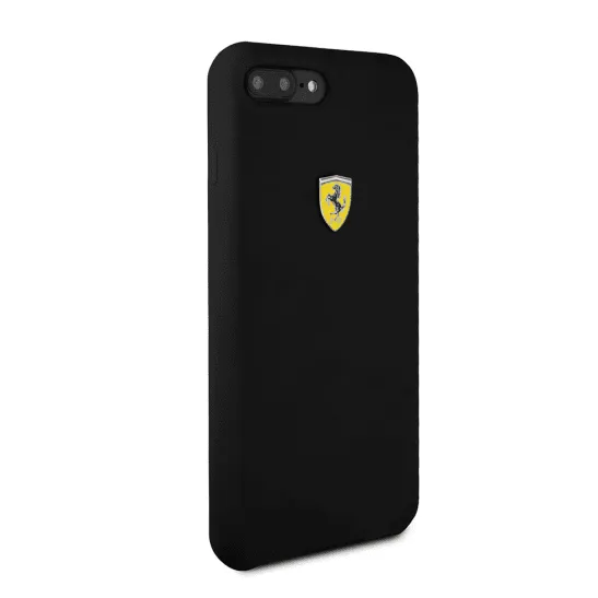 FERRARI BLACK SMOOTH SILICONE HERITAGE CASE