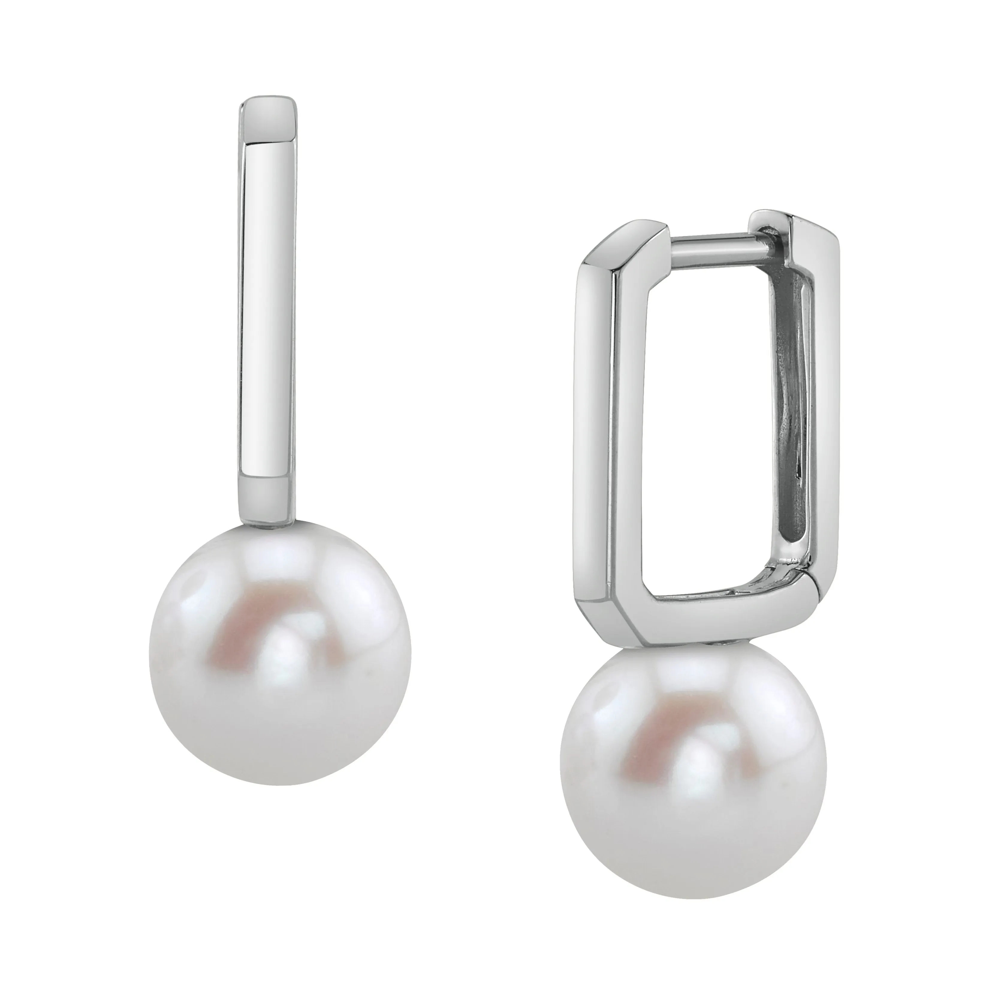 Freshwater Pearl Huggie Susie Earrings