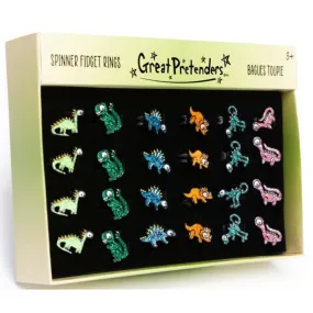 Dinosaur-Themed Great Pretenders Spinner Ring - Ideal for Kids