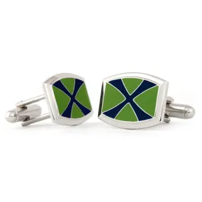 Hand Enameled  Cuff Links