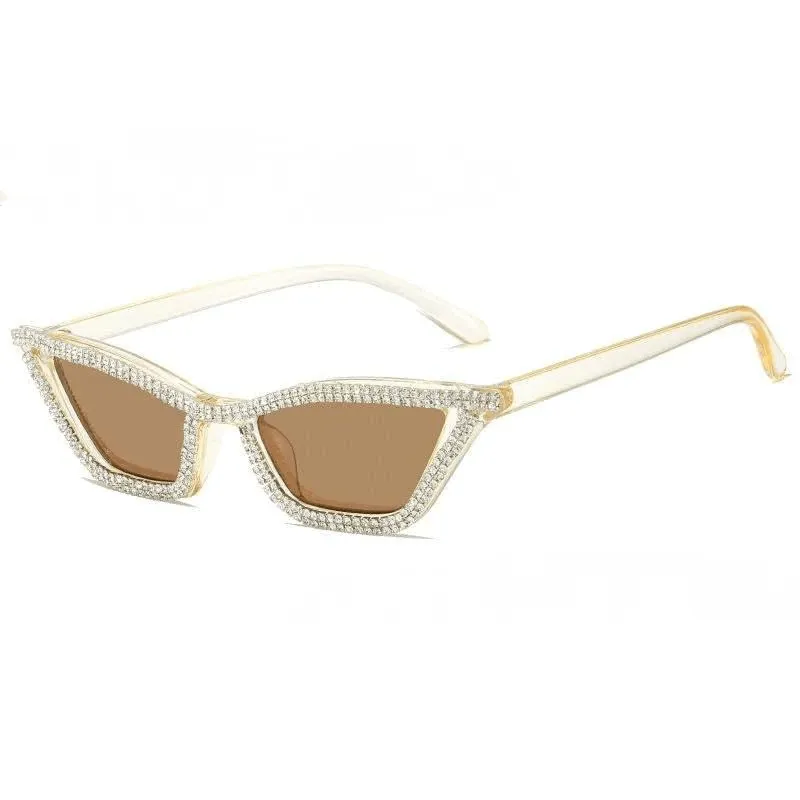 Hip-hop Style Rhinestone Glasses