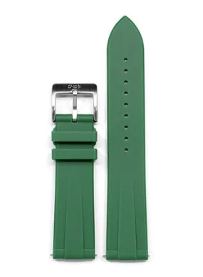 Hitori Green Rubber Strap