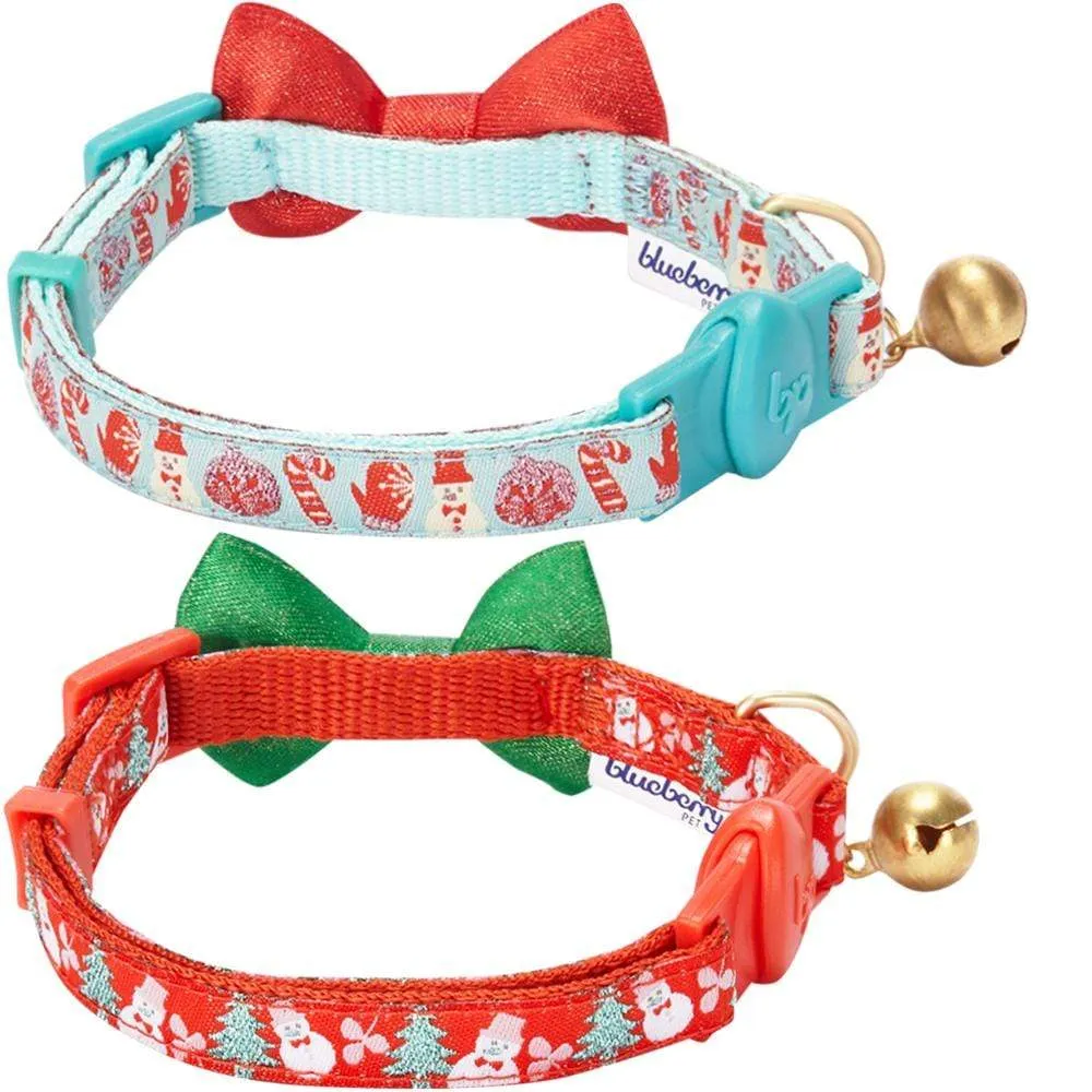 Holiday Fun Cat Collar, 2 Pack