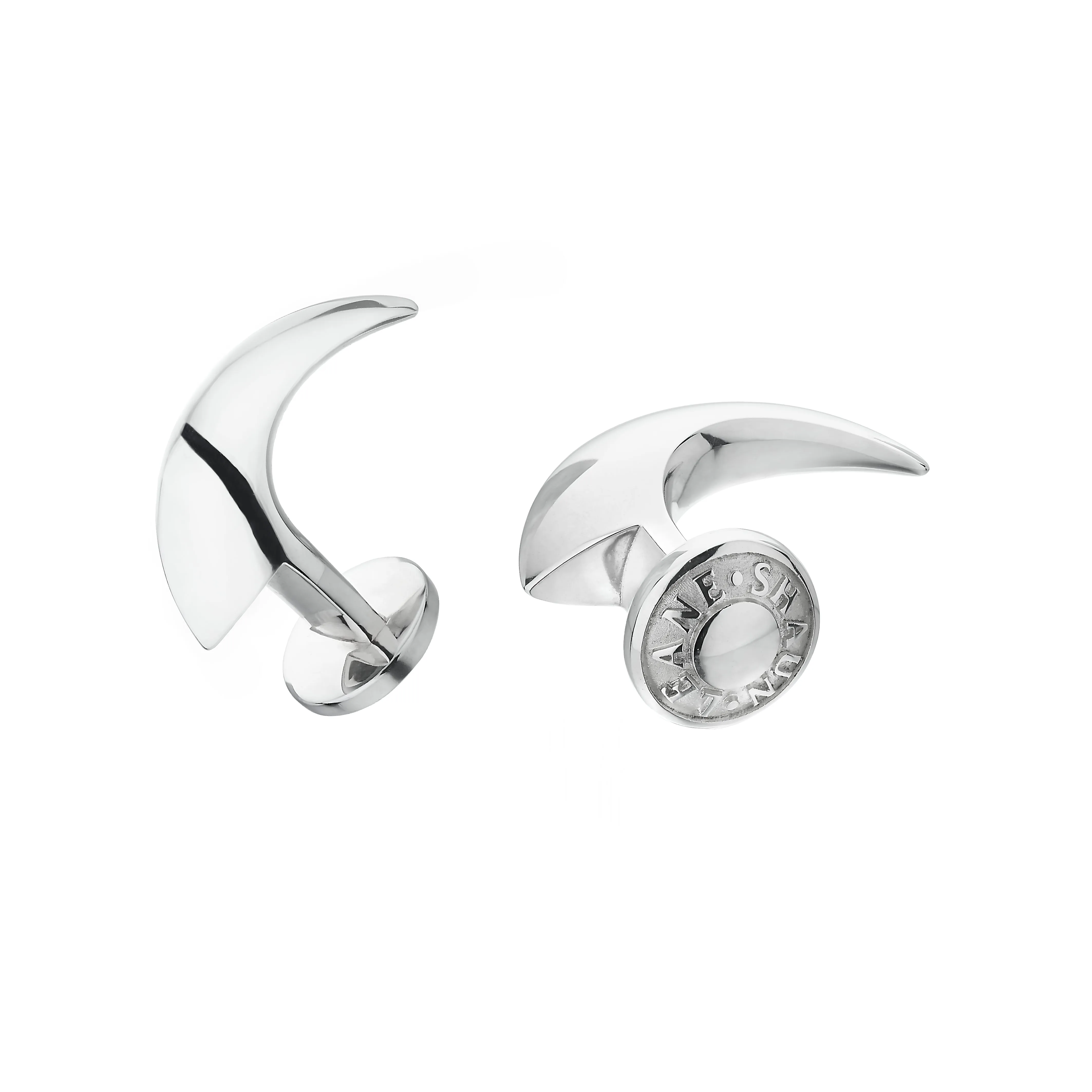 Hook Cufflinks - Silver