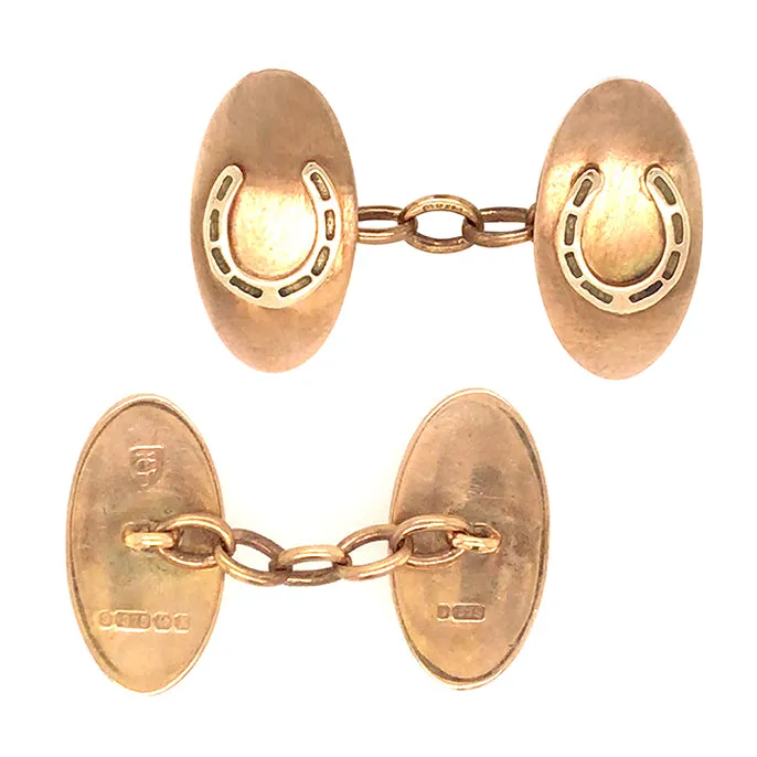 Horse Shoe Cuff Links